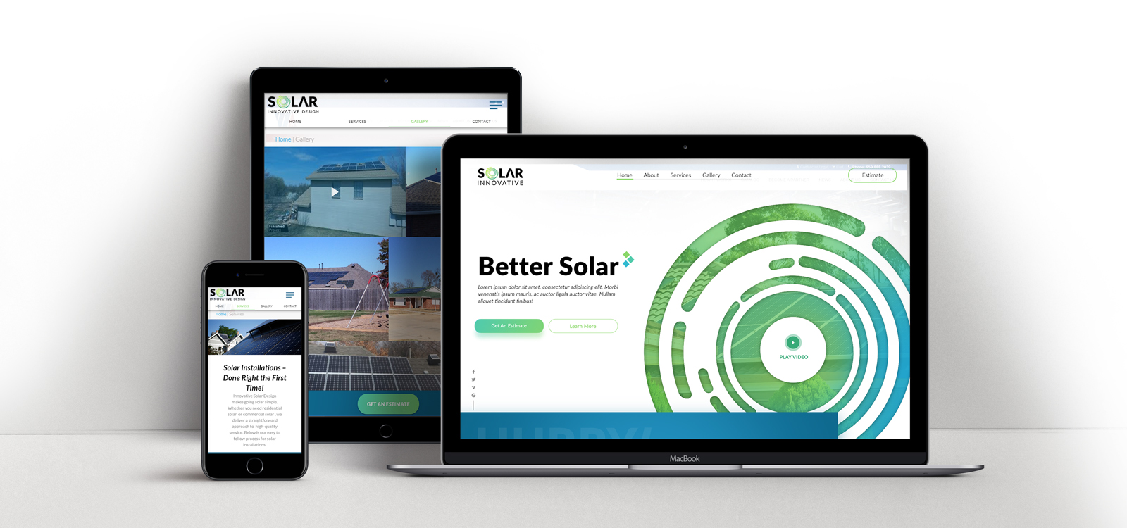 Solar Innovative Website Design